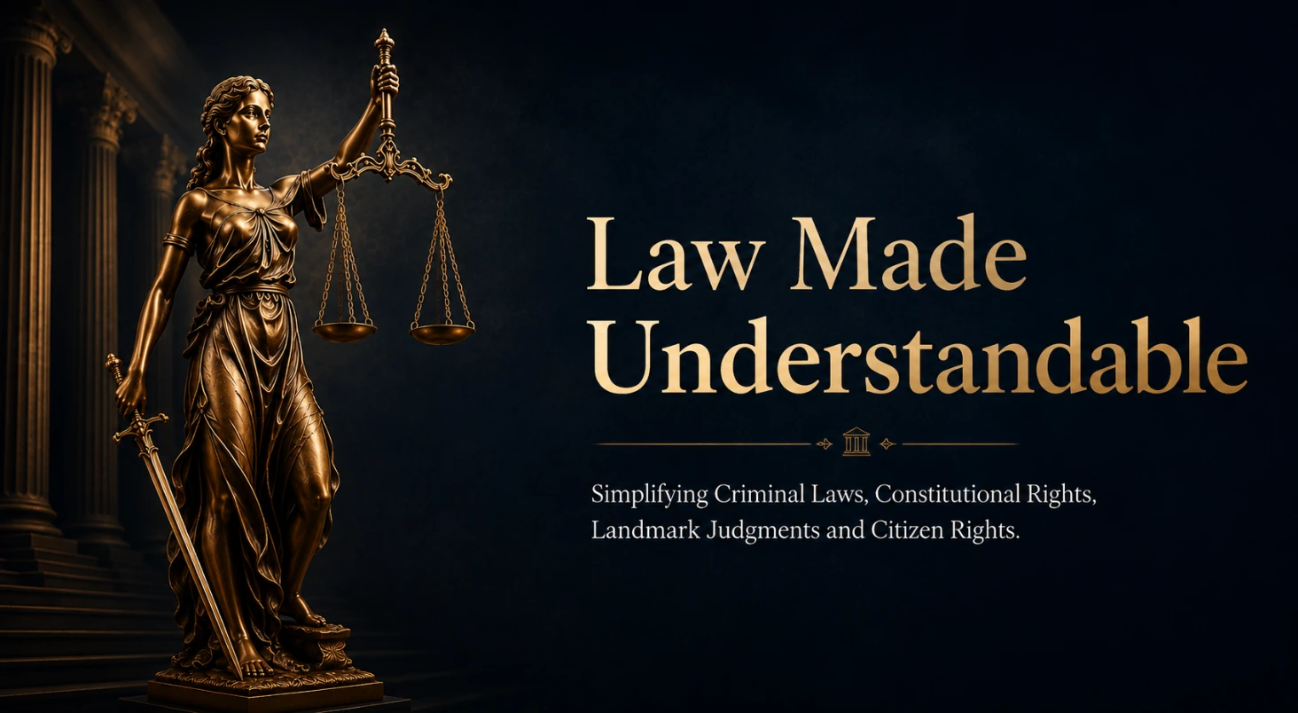 Nitivox making Indian law understandable through criminal law guides, constitutional rights and landmark judgment analysis